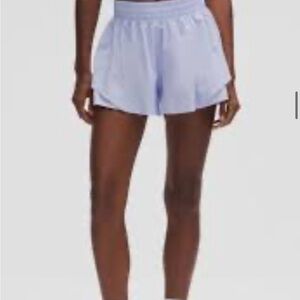 Lululemon Hotty Hot Light purple shorts